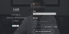 匿名邮件应用 Leak：勇